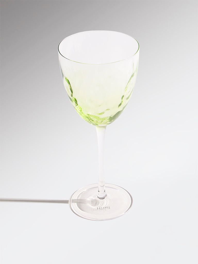 Westside Home Green Lettuce Wine Glass
