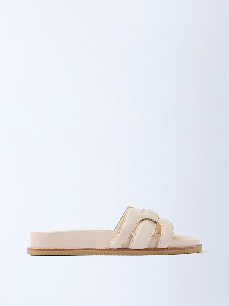 LUNA BLU Ivory Multi-Strap Comfort Sandals - Exclusive