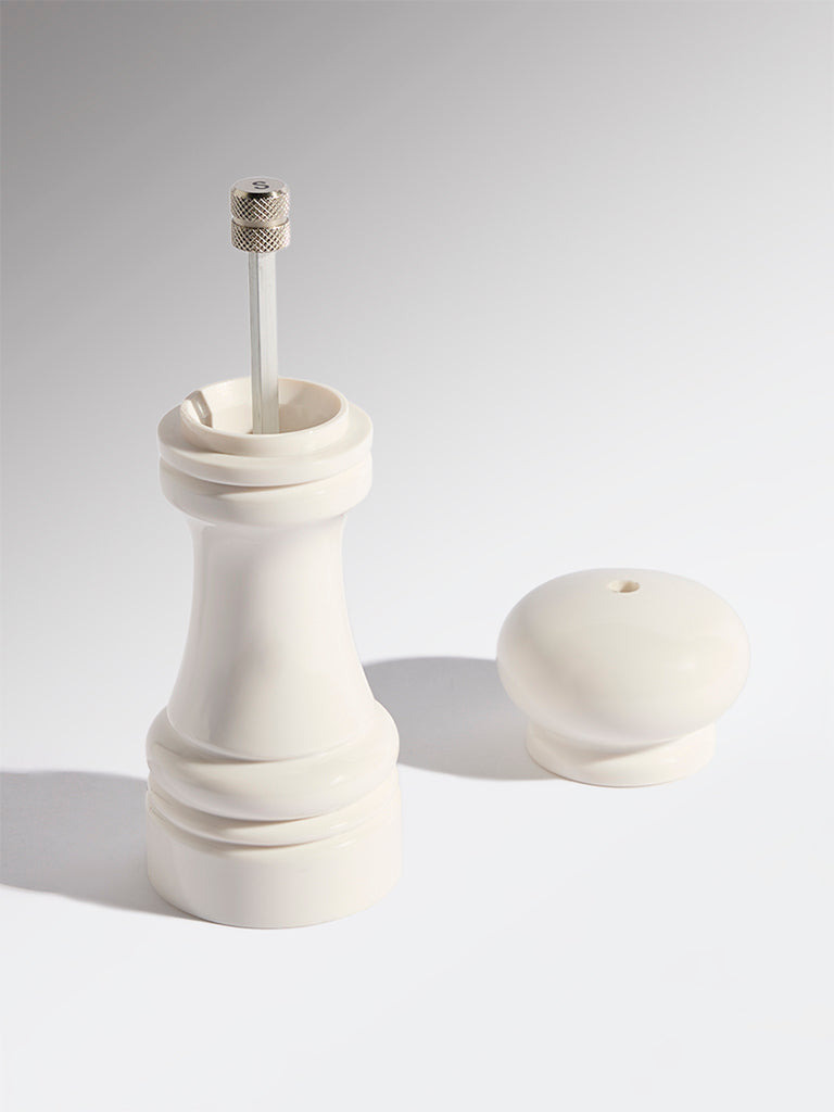 Westside Home White Salt Grinder