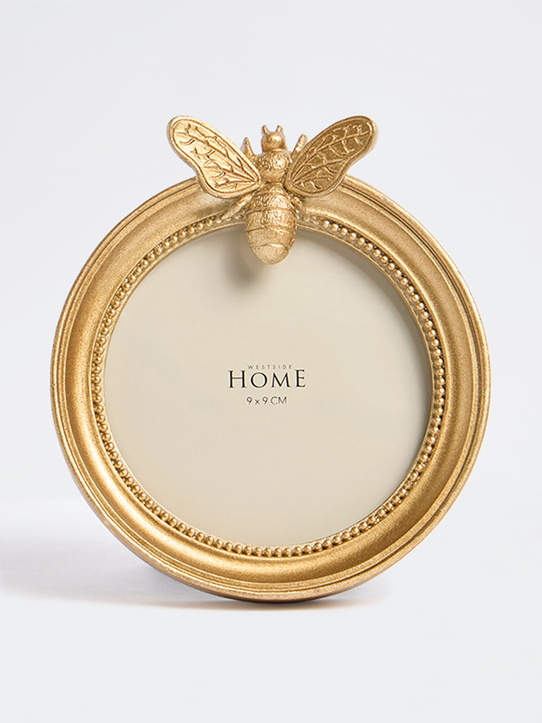 Westside Home Gold Metal Bee Photo Frame