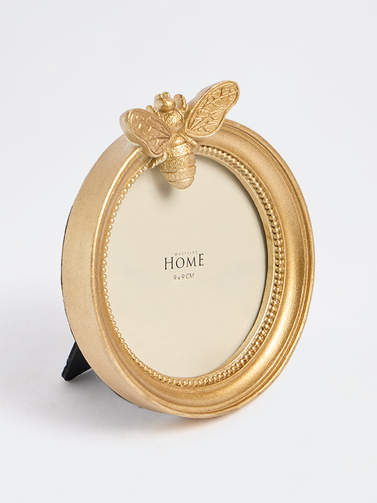 Westside Home Gold Metal Bee Photo Frame