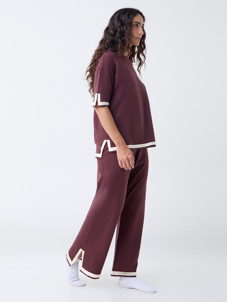 Wunderlove Brown Solid Top