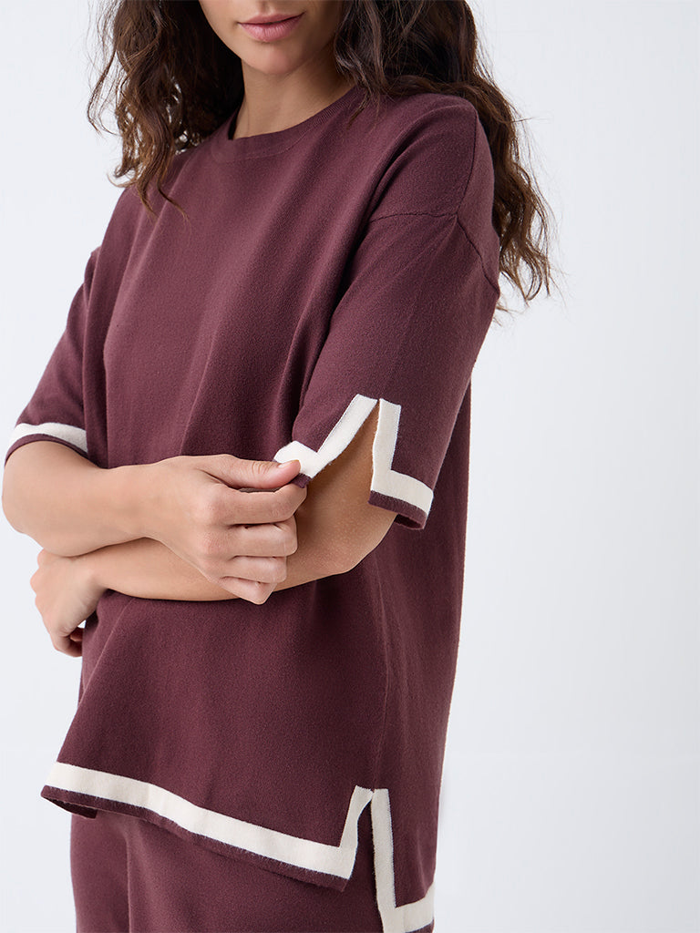 Wunderlove Brown Solid Top