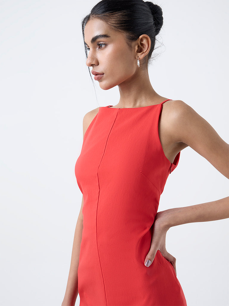 Nuon Red Bodycon Dress