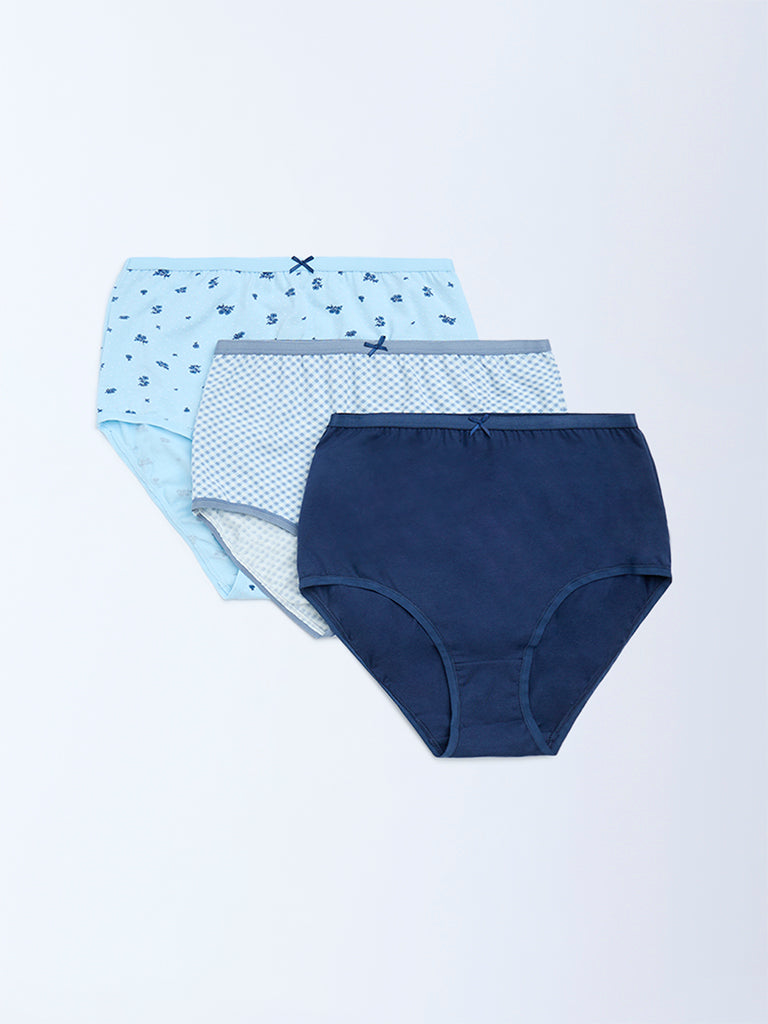 Wunderlove 3-Pack Cotton-Blend Full Briefs