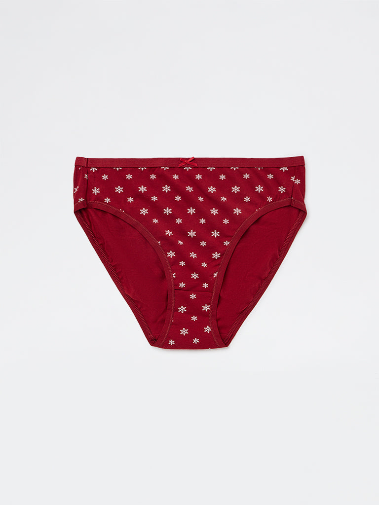 Wunderlove 3-Pack Hi-Leg Cotton-Blend Briefs