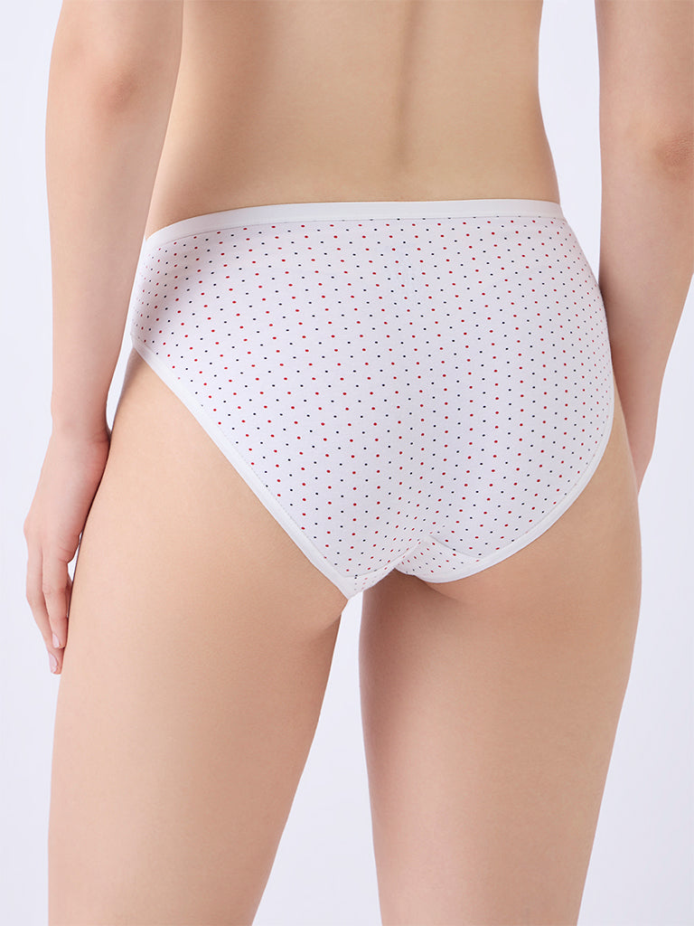 Wunderlove 3-Pack Hi-Leg Cotton-Blend Briefs