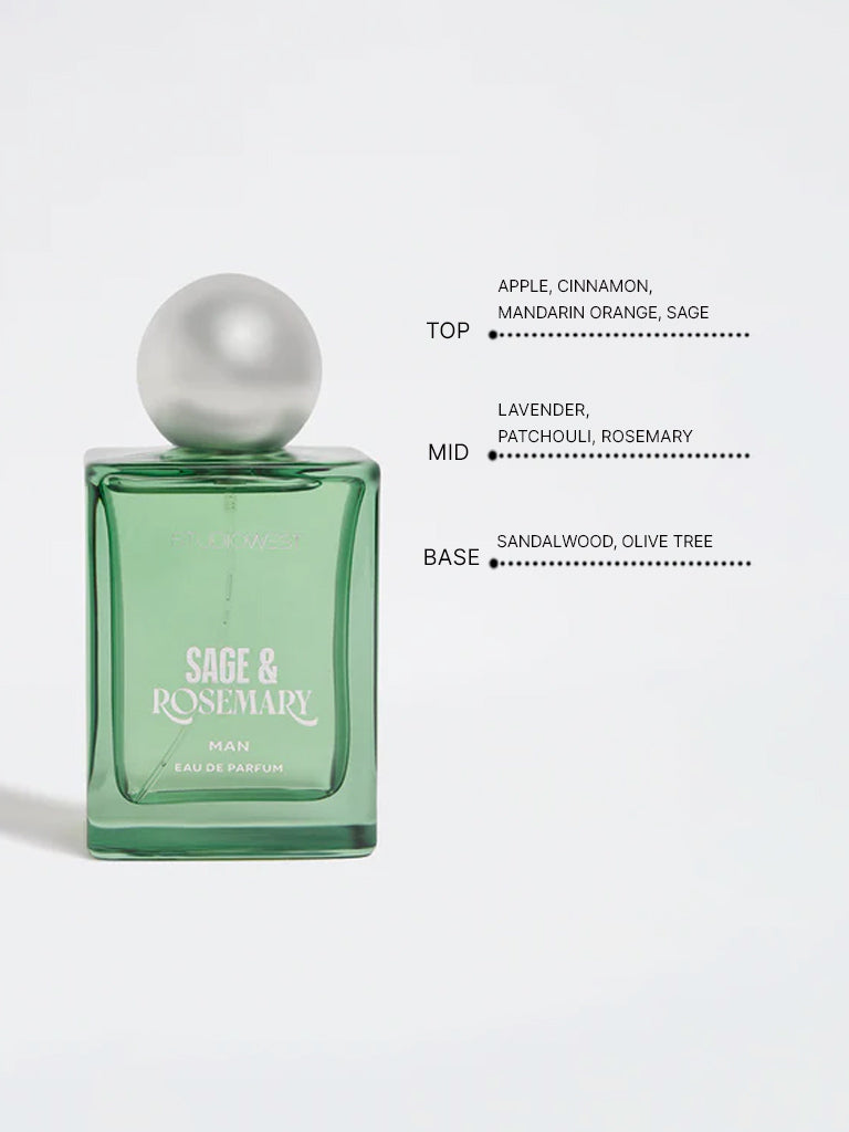 Studiowest Sage and Rosemary Eau de Parfum - 100  ML