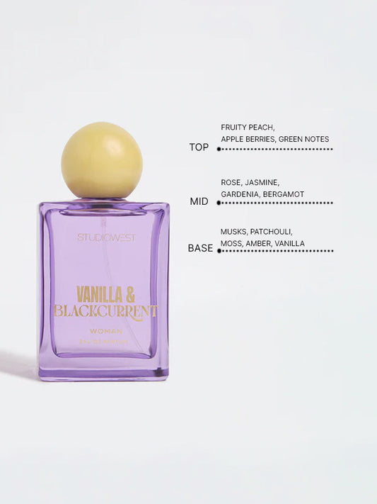 Studiowest Woman Vanilla and Blackcurrant Eau de Parfum - 100 ml