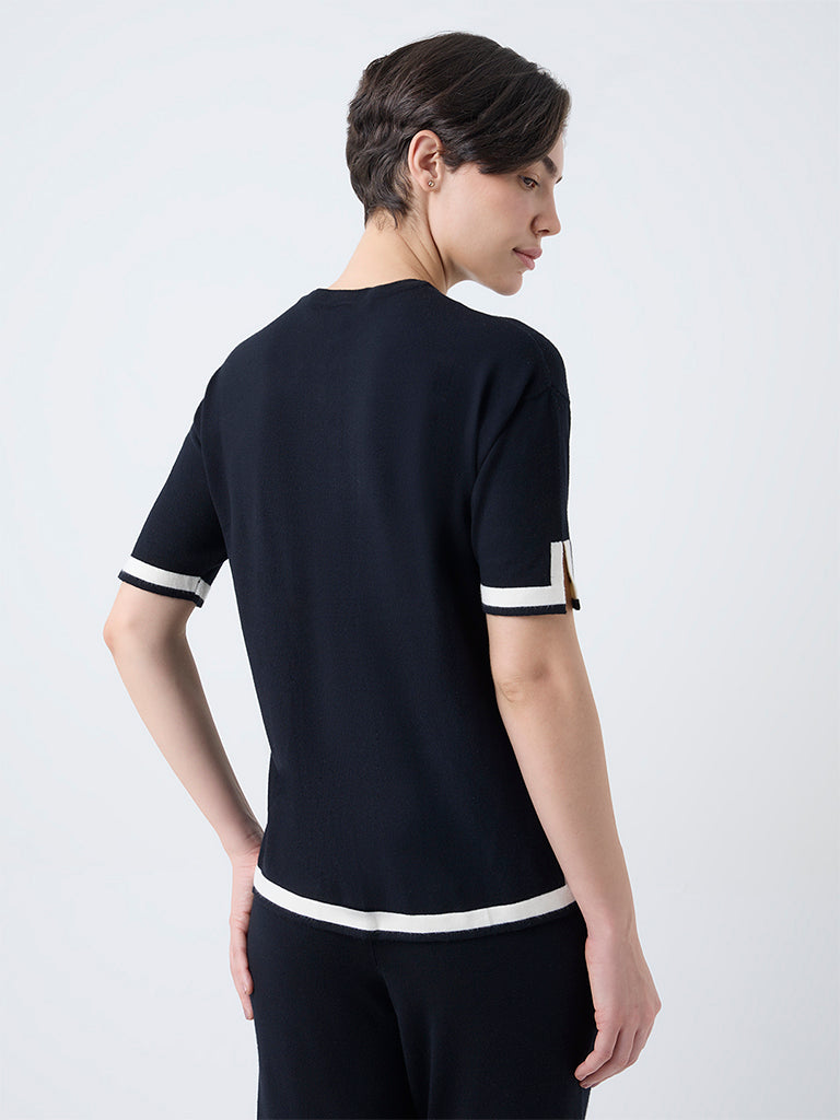 Wunderlove Black Solid Top