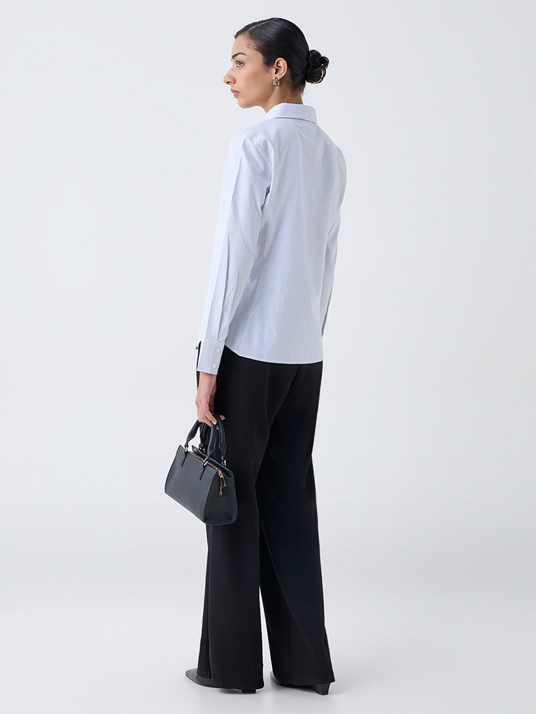 Wardrobe White Striped Shirt