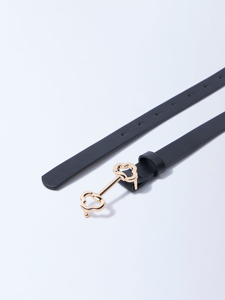 Westside Accessories Black Clip Buckle Belt