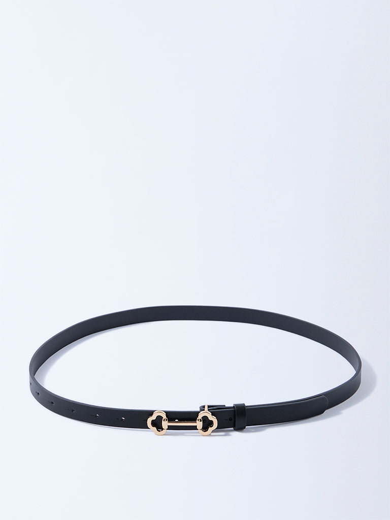 Westside Accessories Black Clip Buckle Belt