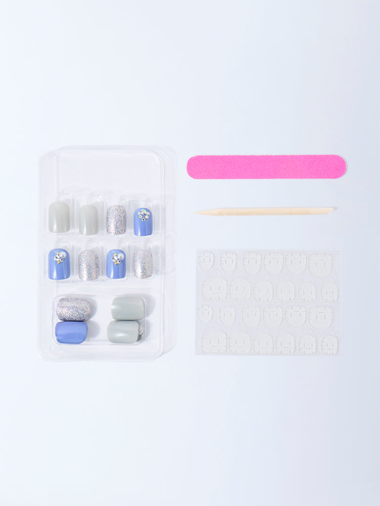Studiowest Purple Shimmer Press-On Nail Set