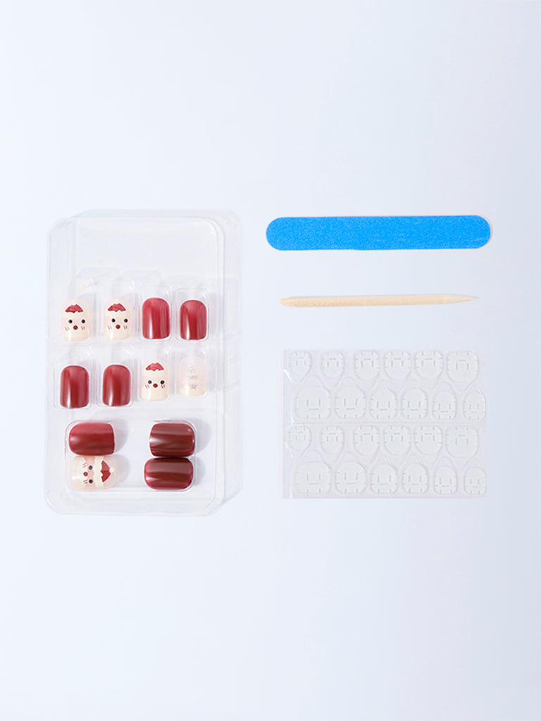 Studiowest Santa Themed Press-On Nail Set