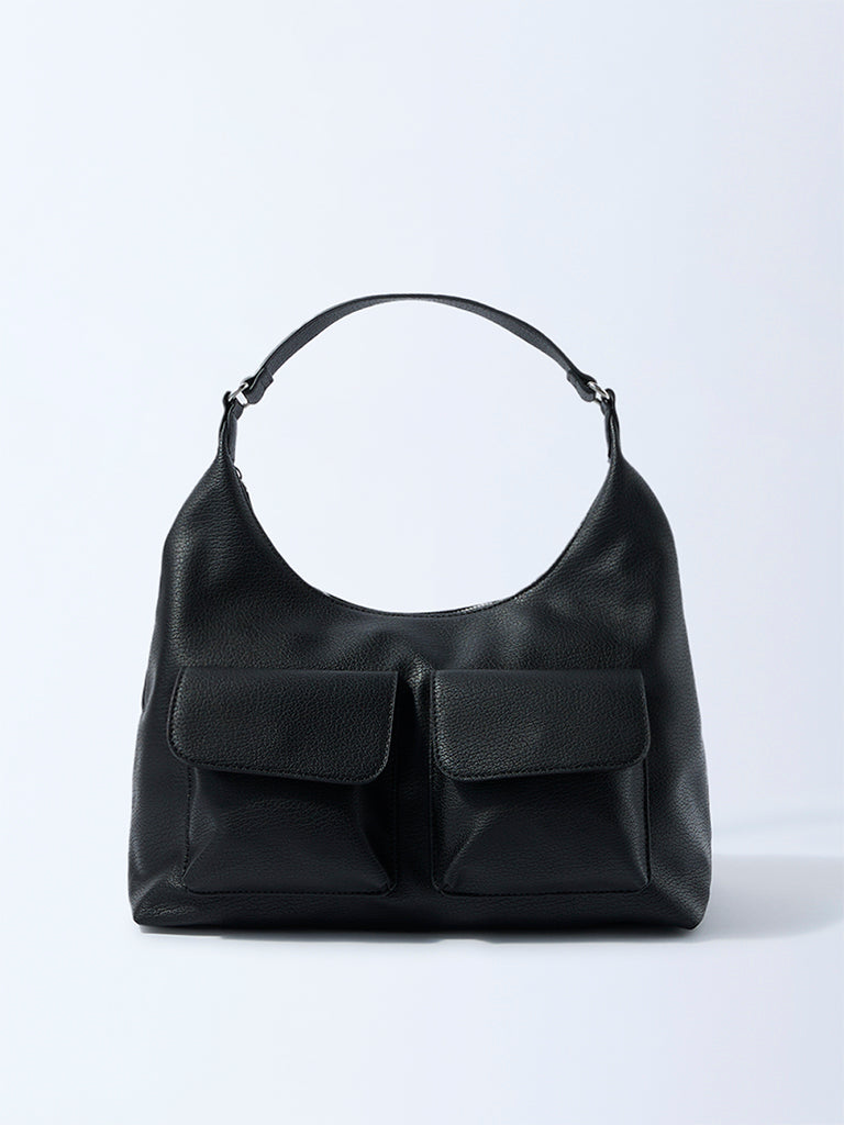 Westside Black Hobo Shoulder Bag