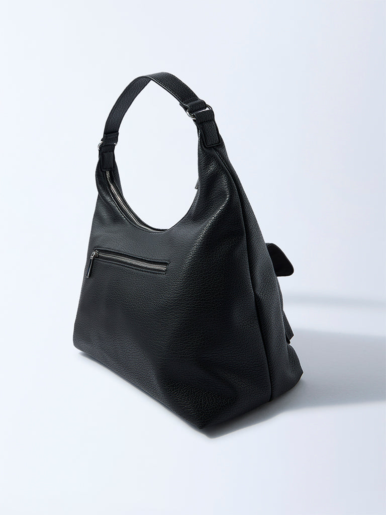 Westside Black Hobo Shoulder Bag