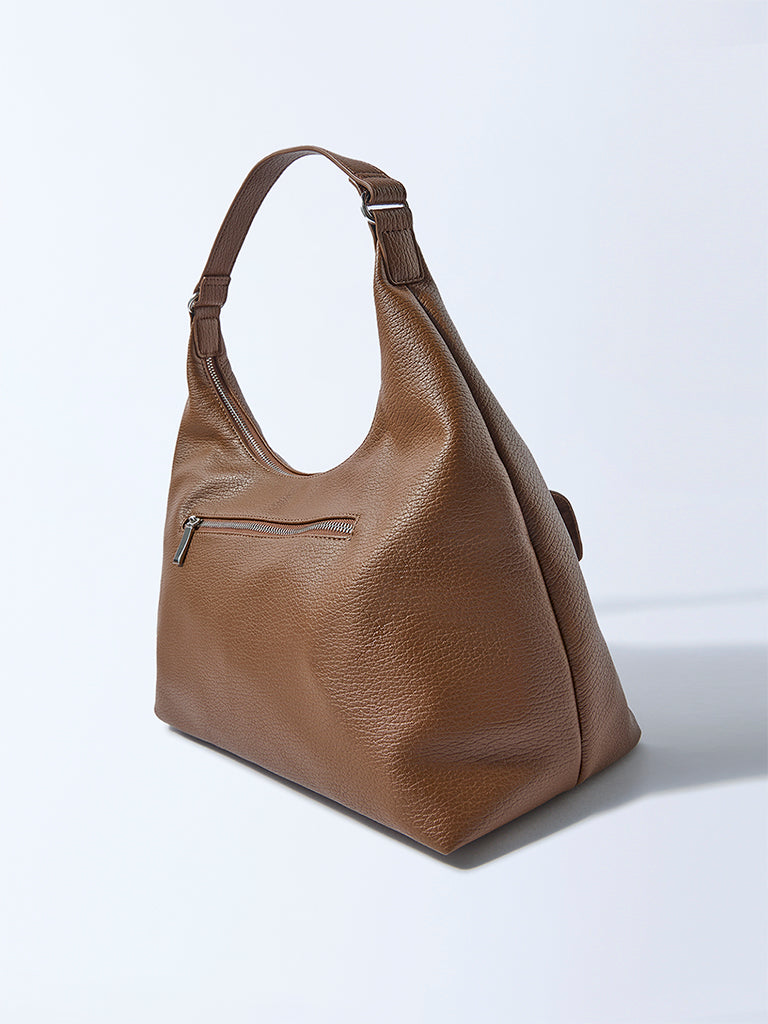 Westside Brown Hobo Shoulder Bag