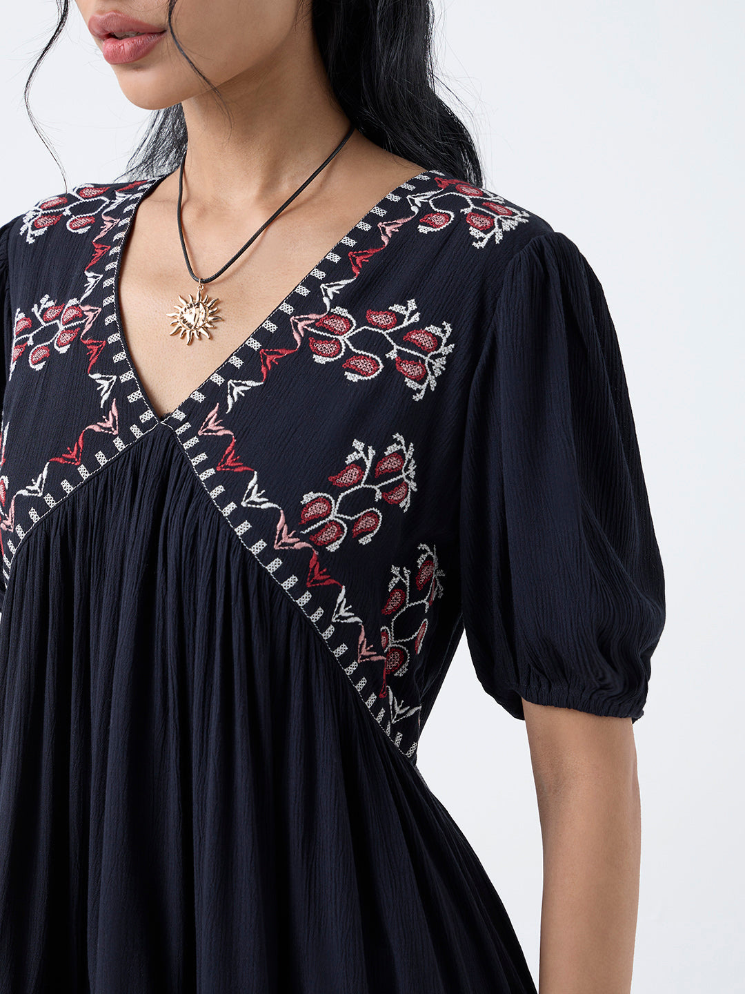 bombay paisley by westside peach fit-and-flare dress Buy Bombay Paisley Peach Floral Printed One-Shoulder A-Line Dress from Westside