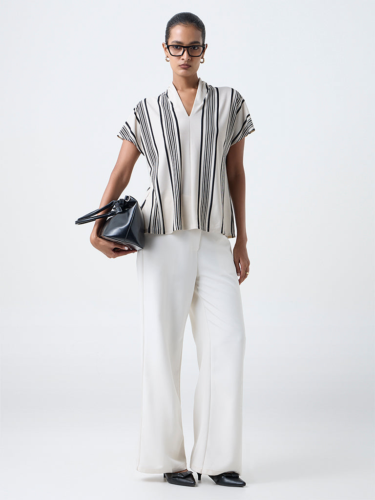 Wardrobe Black Striped Top