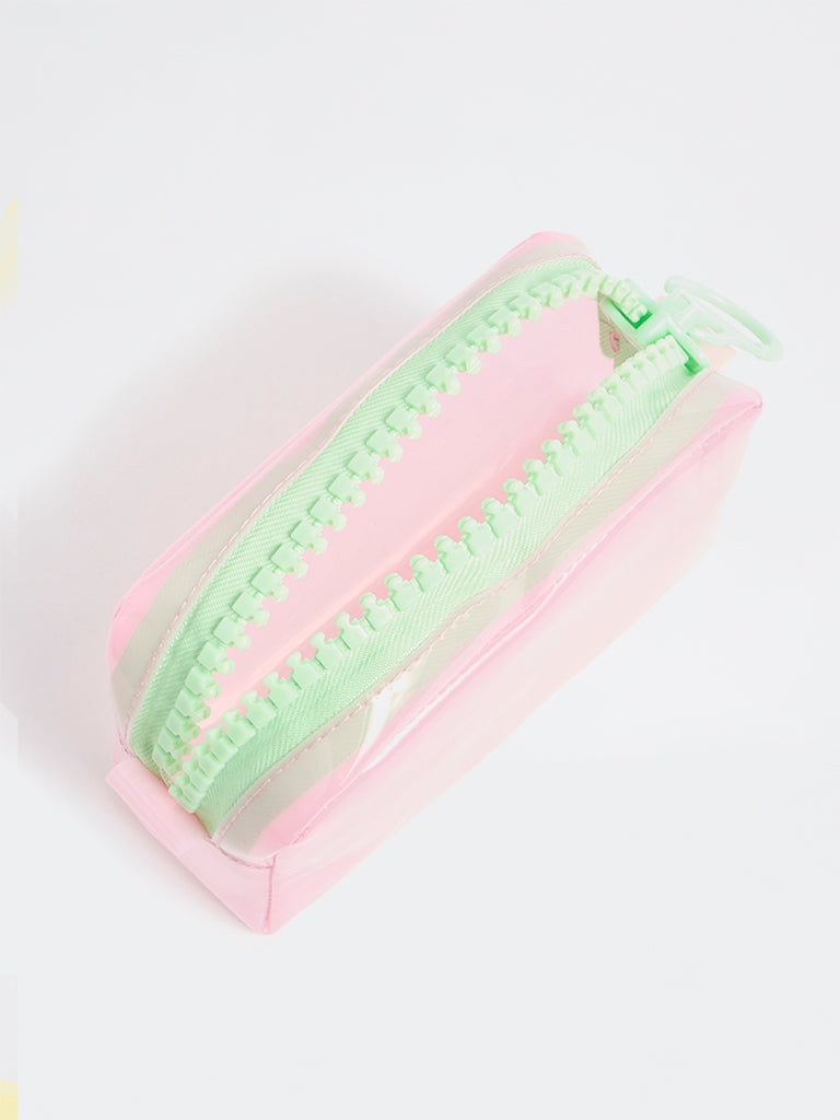 Studiowest Pink Rectangular Jelly Pouch