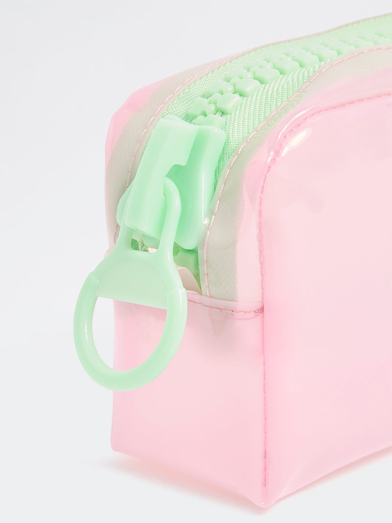 Studiowest Pink Rectangular Jelly Pouch