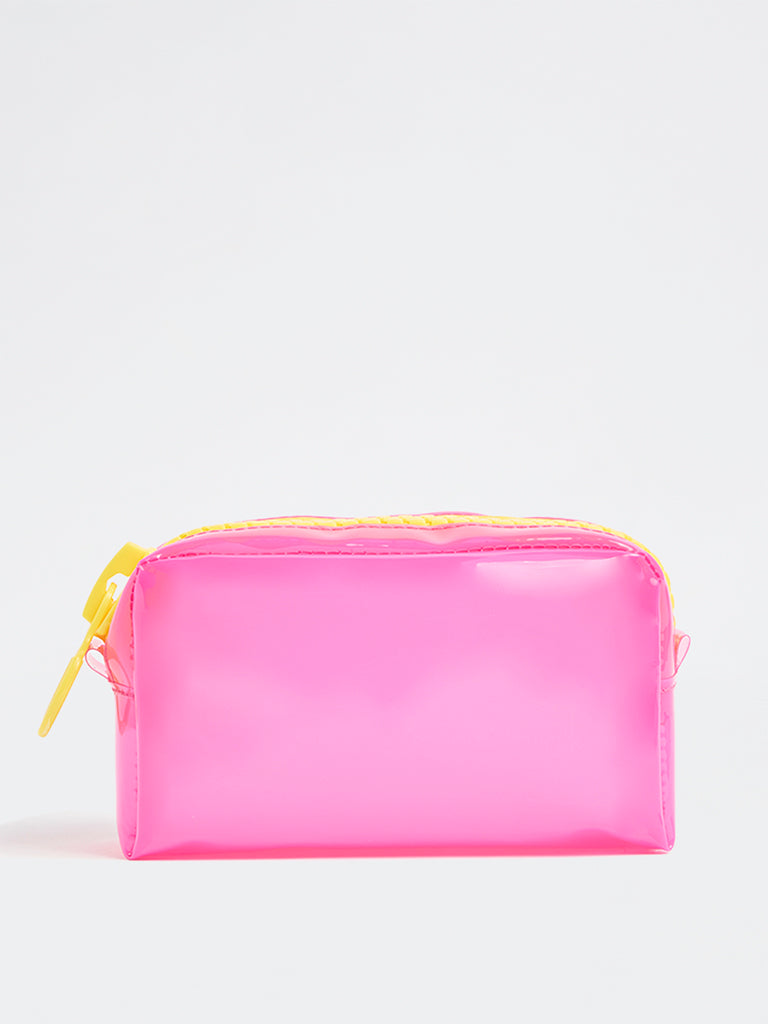 Studiowest Fuschia Rectangular Jelly Pouch