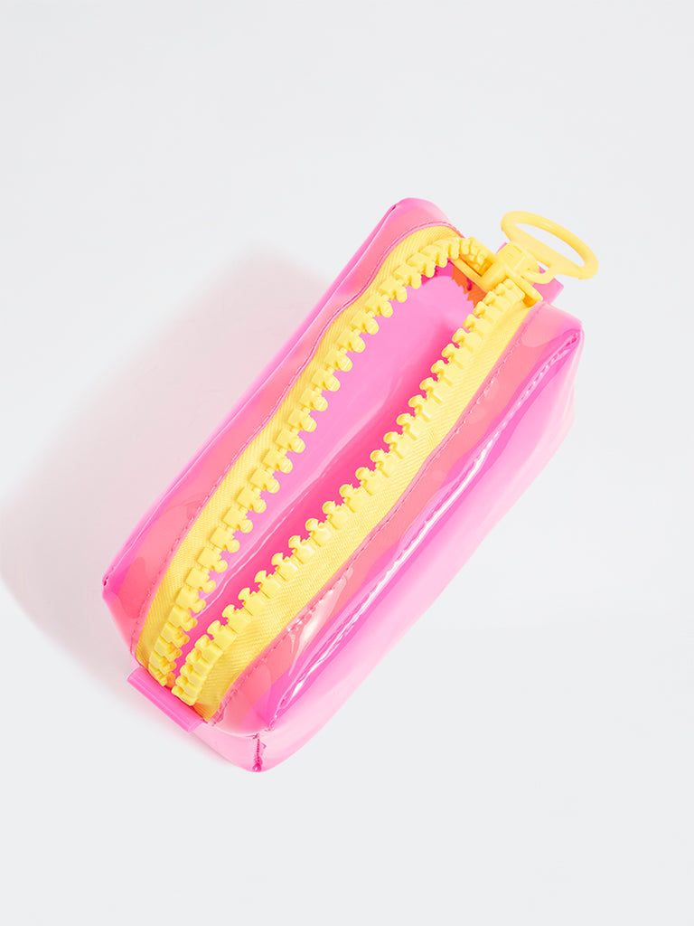 Studiowest Fuschia Rectangular Jelly Pouch