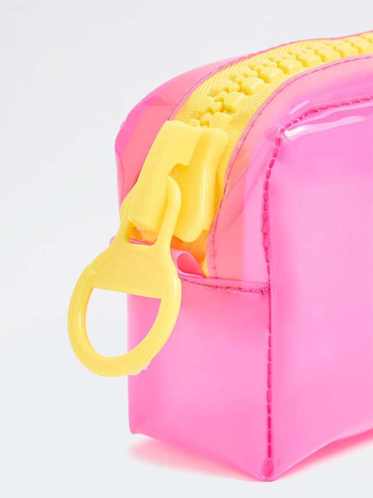 Studiowest Fuschia Rectangular Jelly Pouch