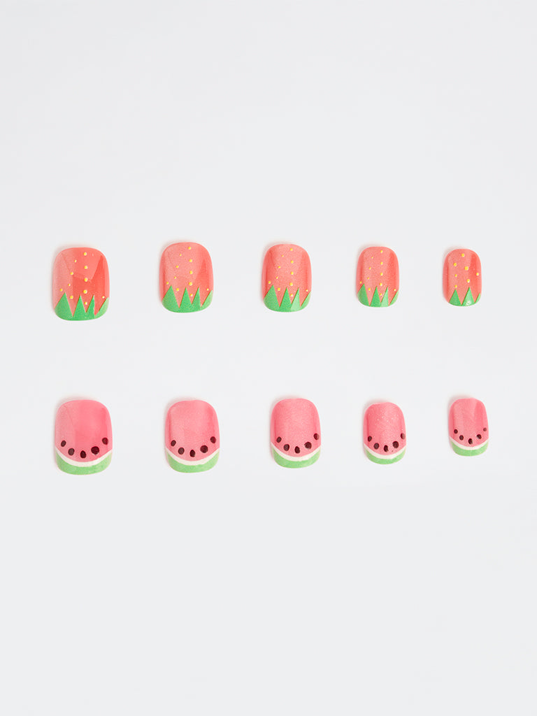 Studiowest Press and Go Watermelon Press-On Nail Set