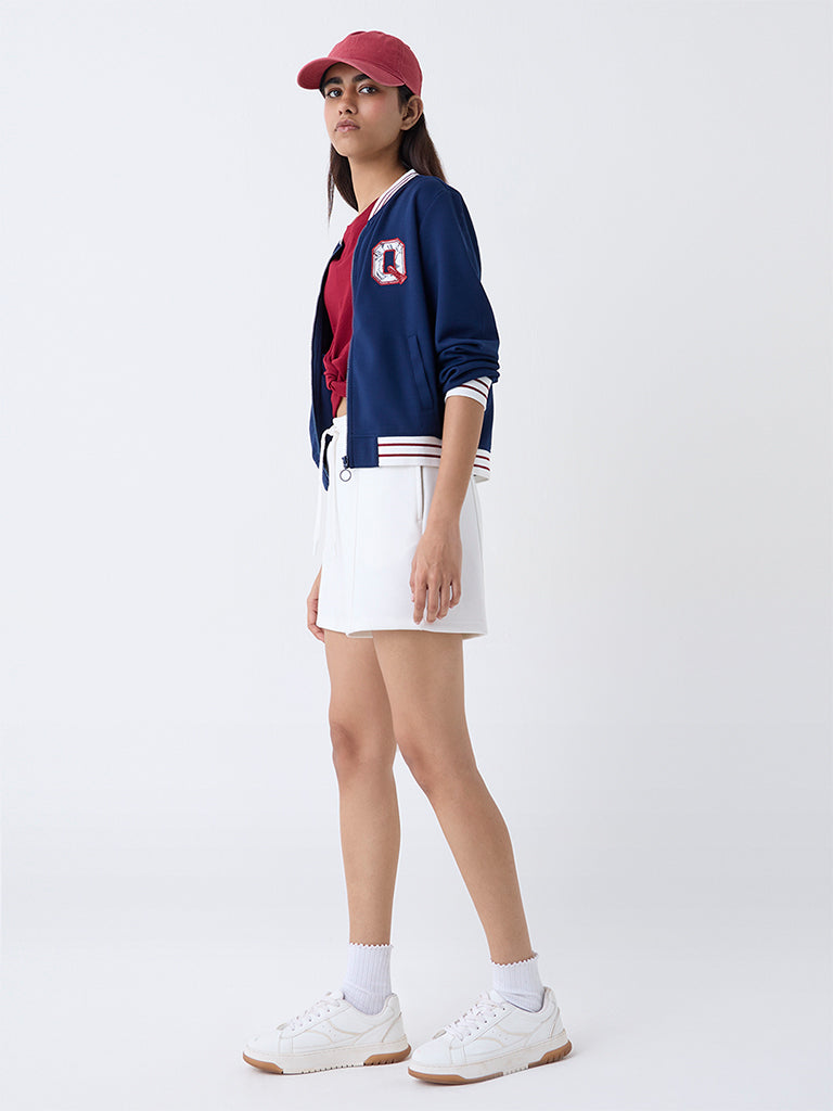 Studiofit Navy Striped Jacket