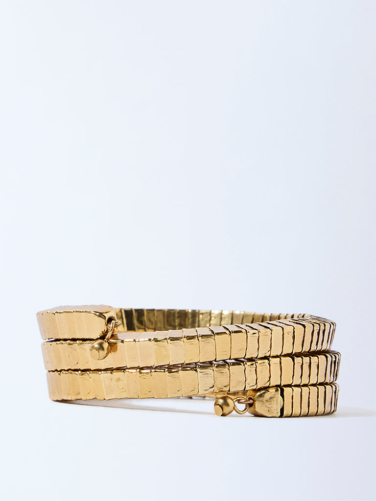 Westside Accessories Gold Coil Bracelet