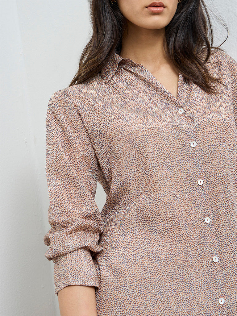 Zuba Rust Printed Tunic