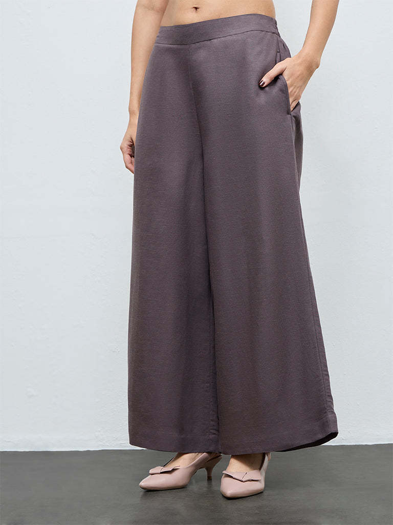 Zuba Charcoal Solid Pants