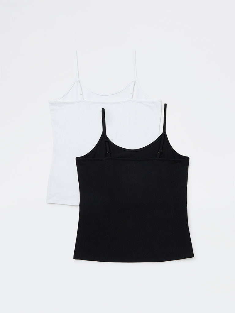 Wunderlove 2-Pack Cotton-Blend Camisoles