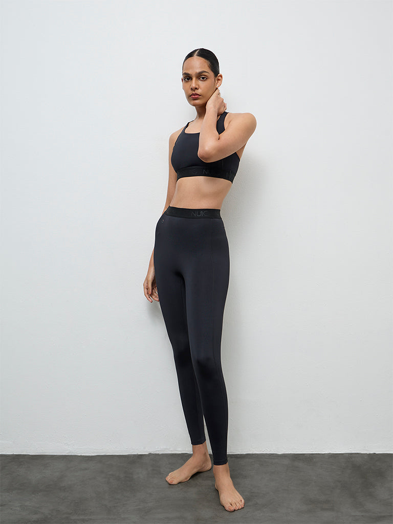 Nuoflexx by Westside Black High-Rise Yoga Pants