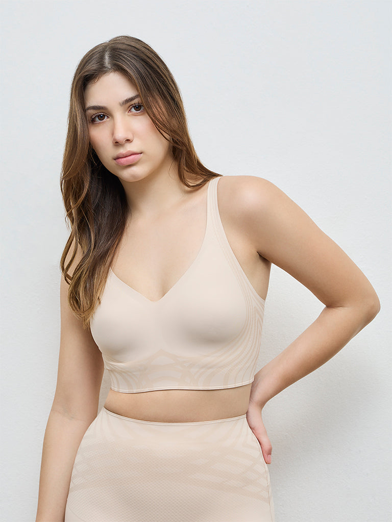 Wunderlove Beige Shadow Sculpt Padded Bra
