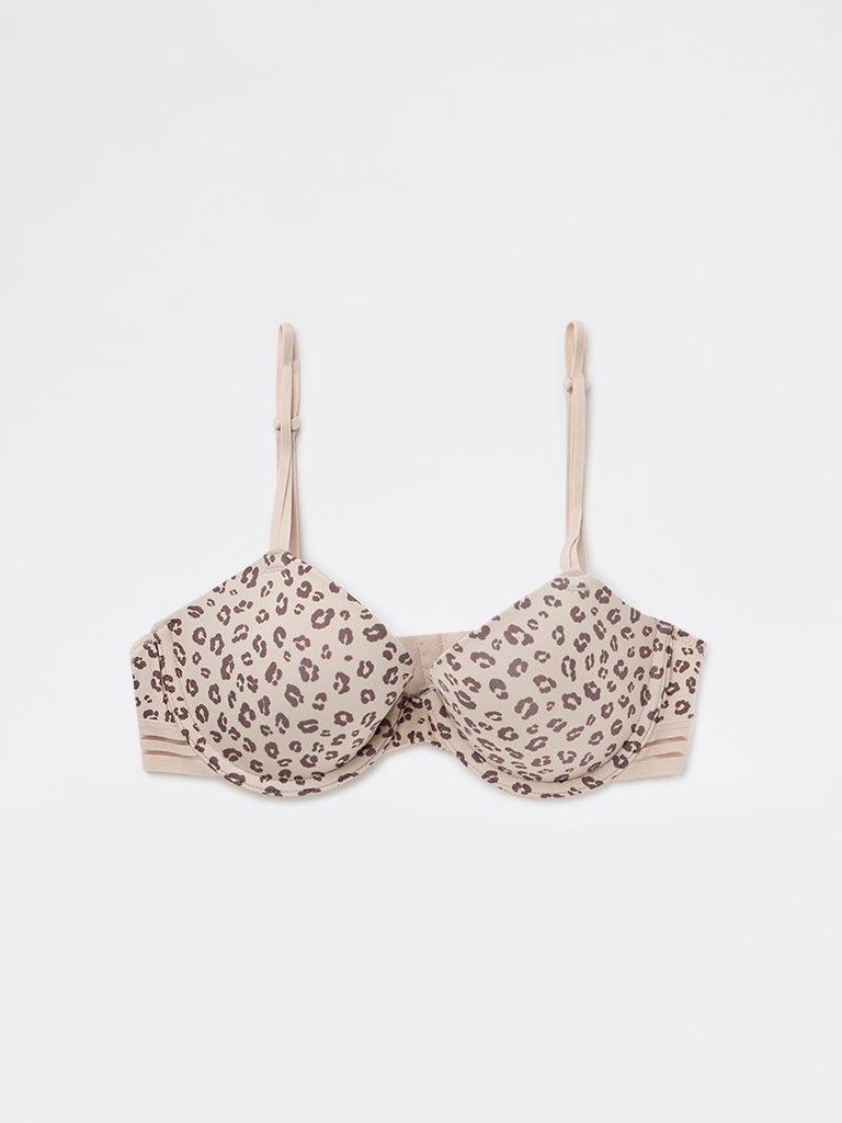 Wunderlove 2-Pack Animal Printed Underwired Bra