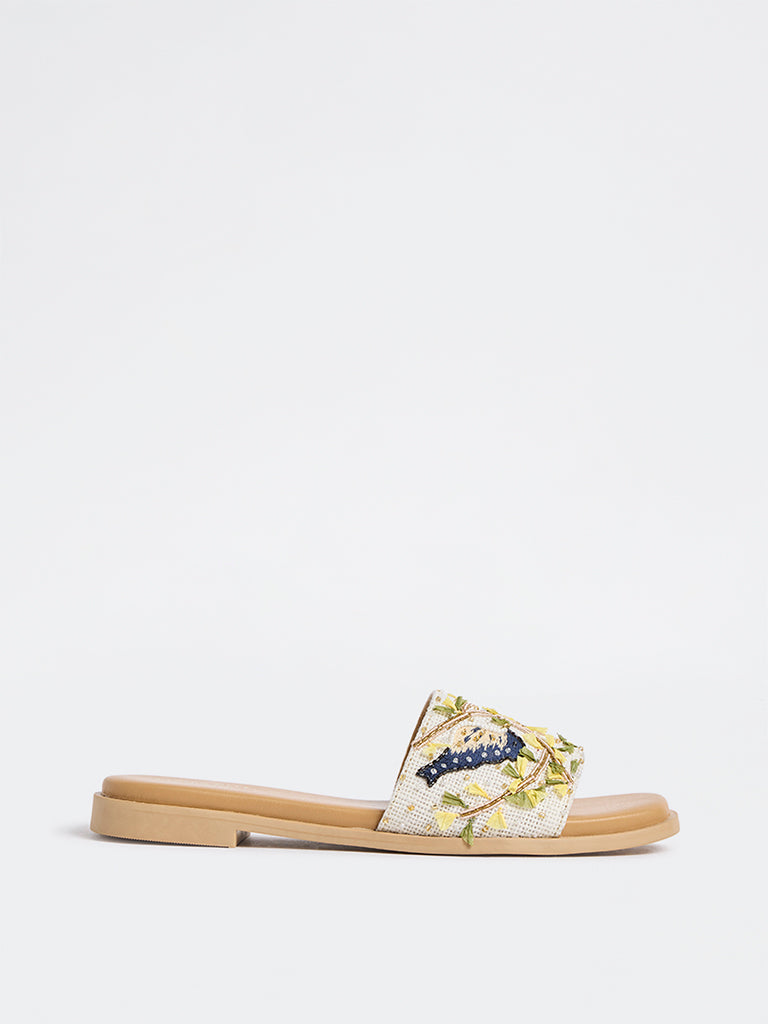 LUNA BLU Multicolour Nature-Inspired Slides