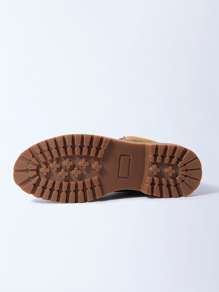 SOLEPLAY Brown Suede Rowan Leather Boots