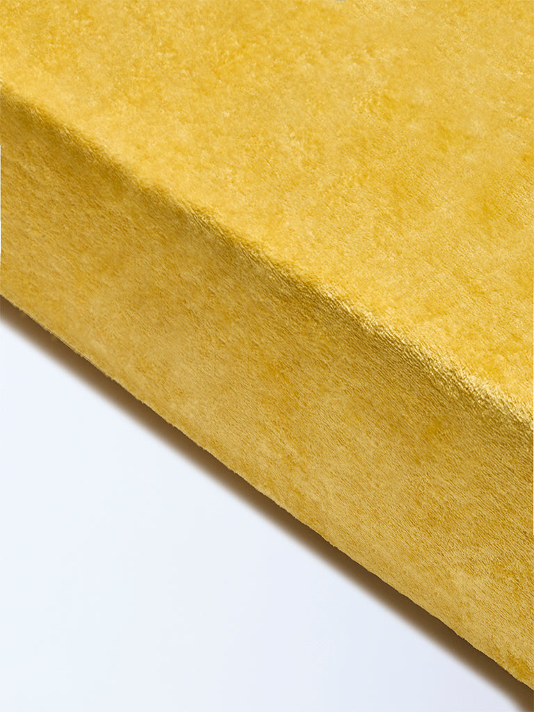 Westside Home Mustard Single Bed Fleece Blanket