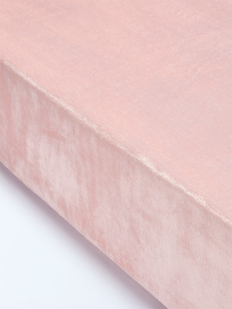 Westside Home Pink Single Bed Fleece Blanket