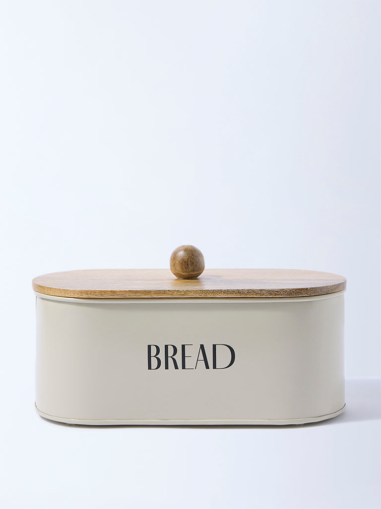 Westside Home Ivory Bread Box