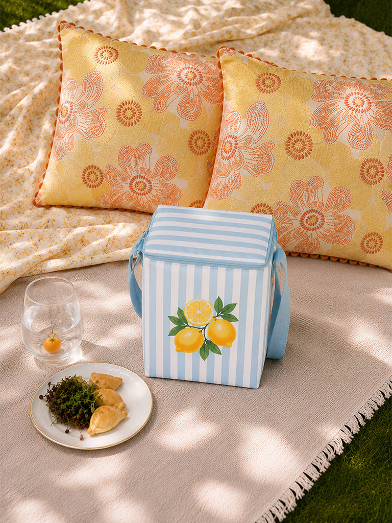 Westside Home Multicolour Stripe Pattern Lunch Bag