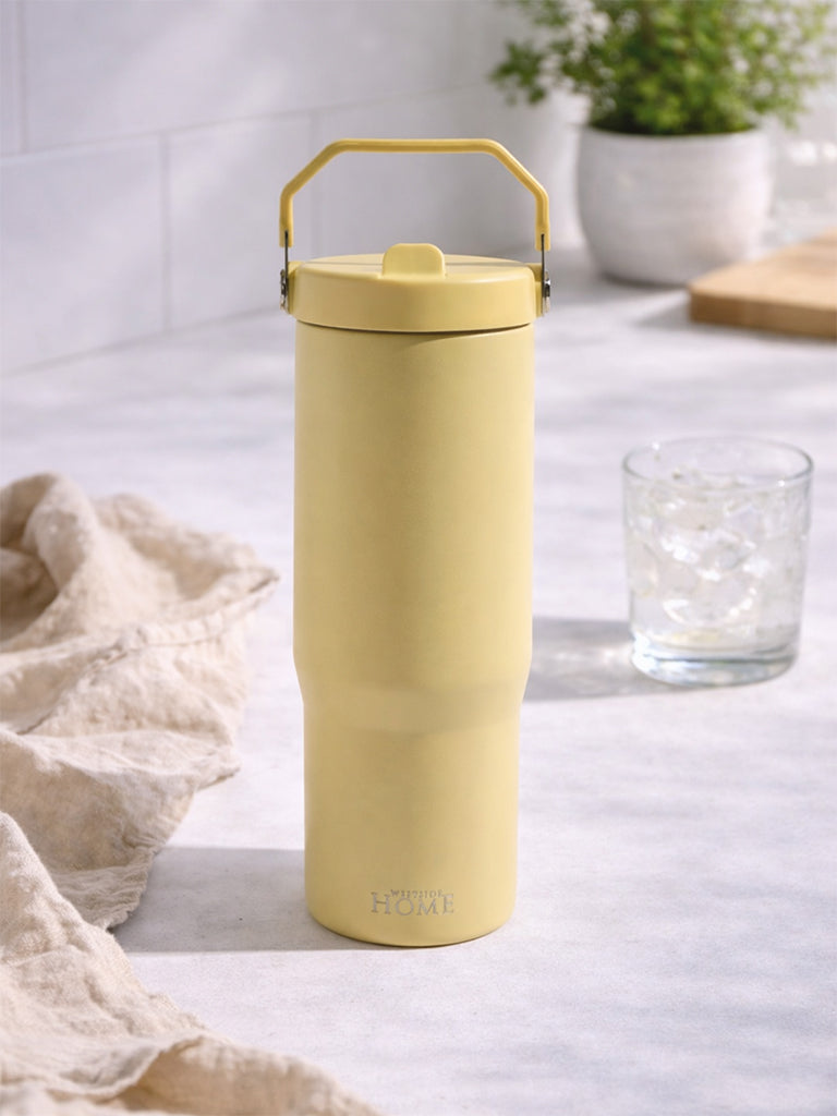 Westside Home Yellow Insulated Tumbler Water Bottle - 850ML