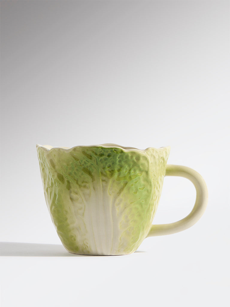 Westside Home Green Lettuce Mug