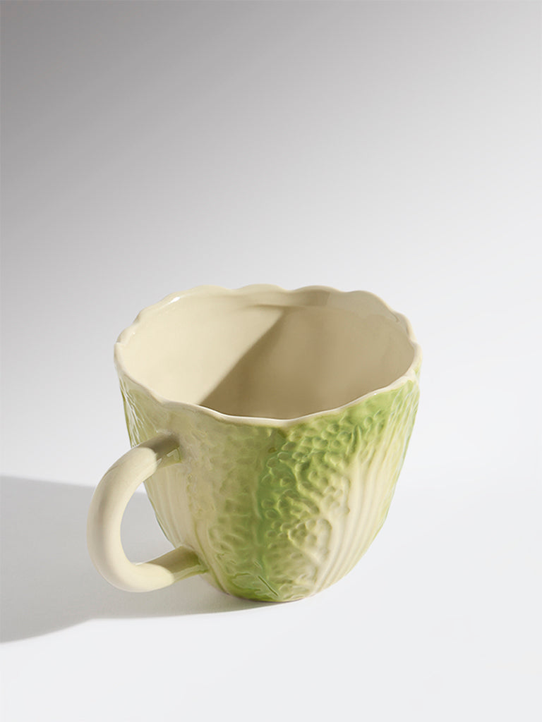 Westside Home Green Lettuce Mug