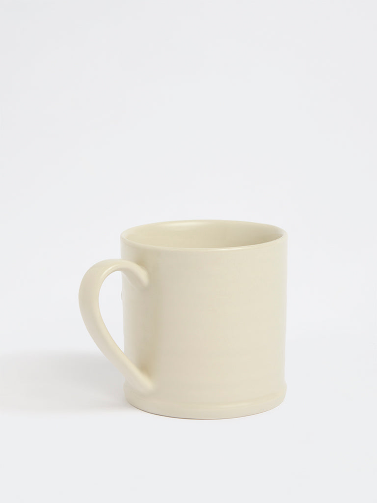 Westside Home Green Tulip Embossed Mug