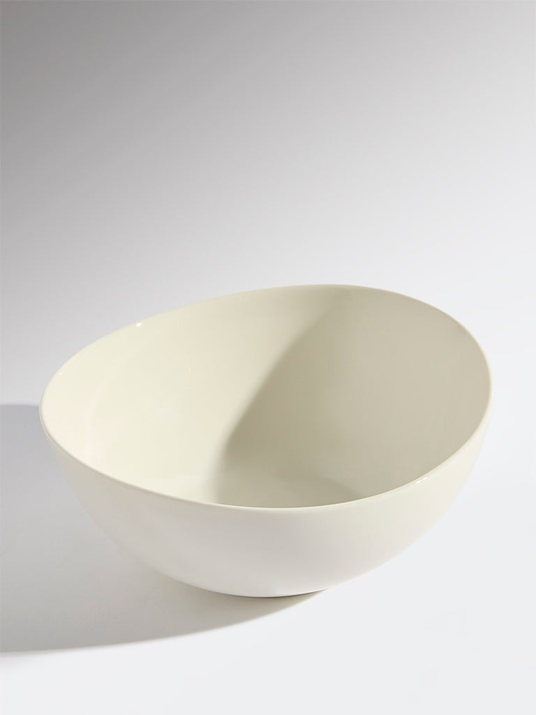 Westside Home White Organic Bowl - Medium