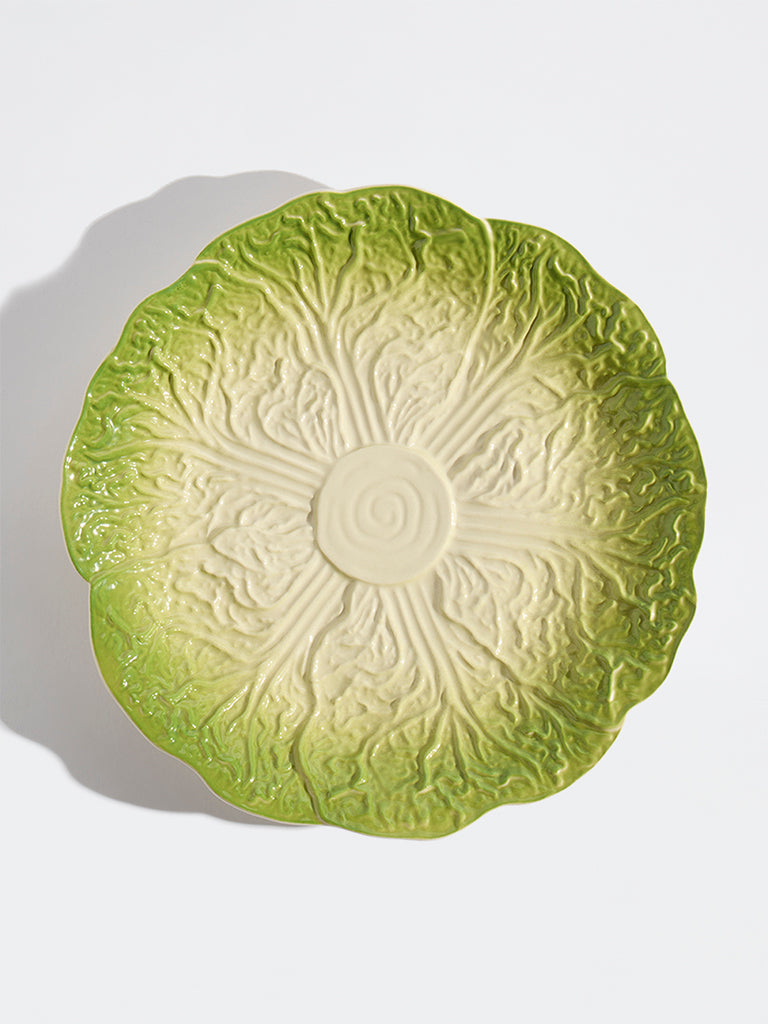 Westside Home Green Lettuce Side Plate - Large